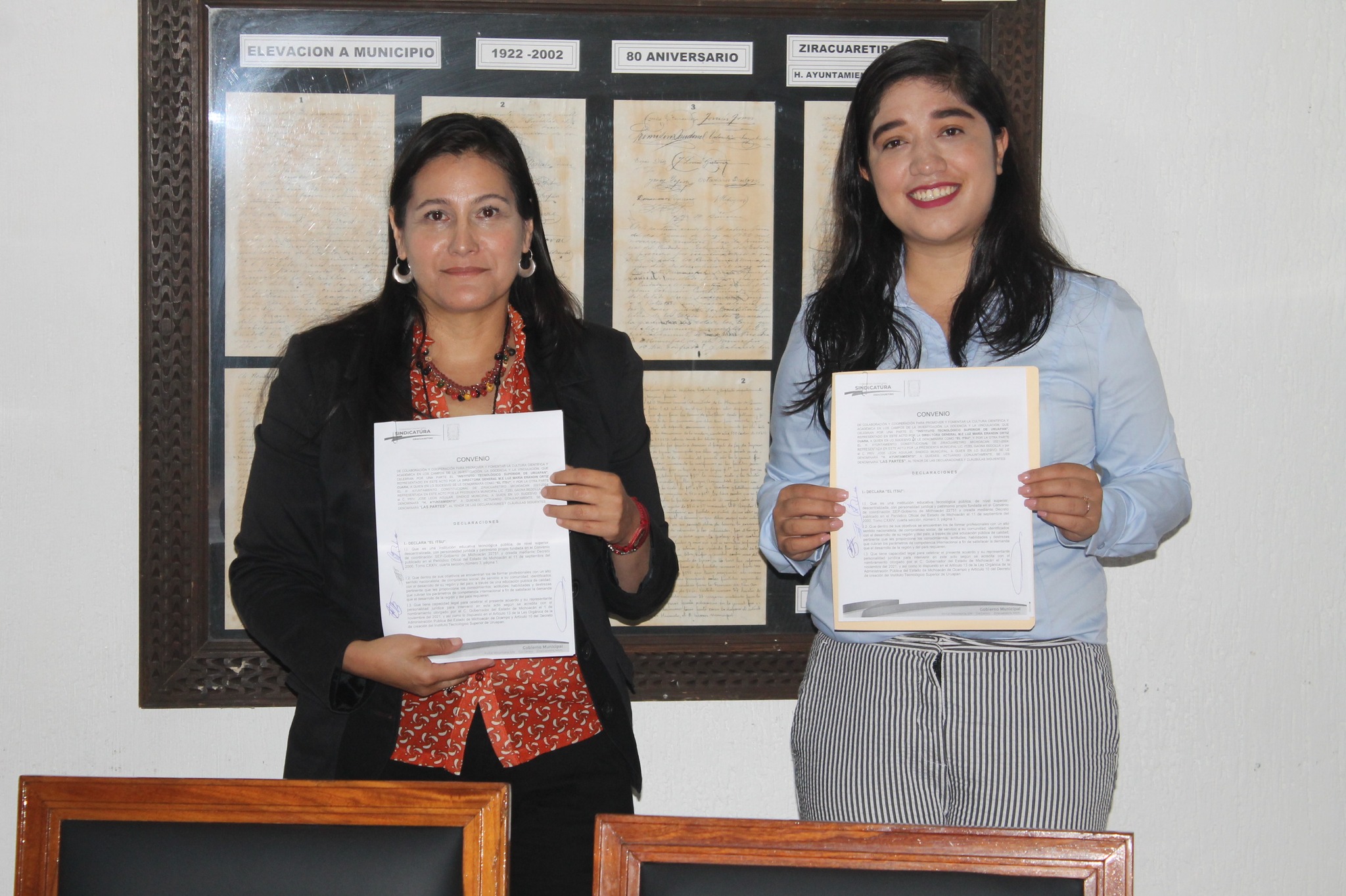  Firma de convenio con el Tecnológico Nacional de México Campus Uruapan 