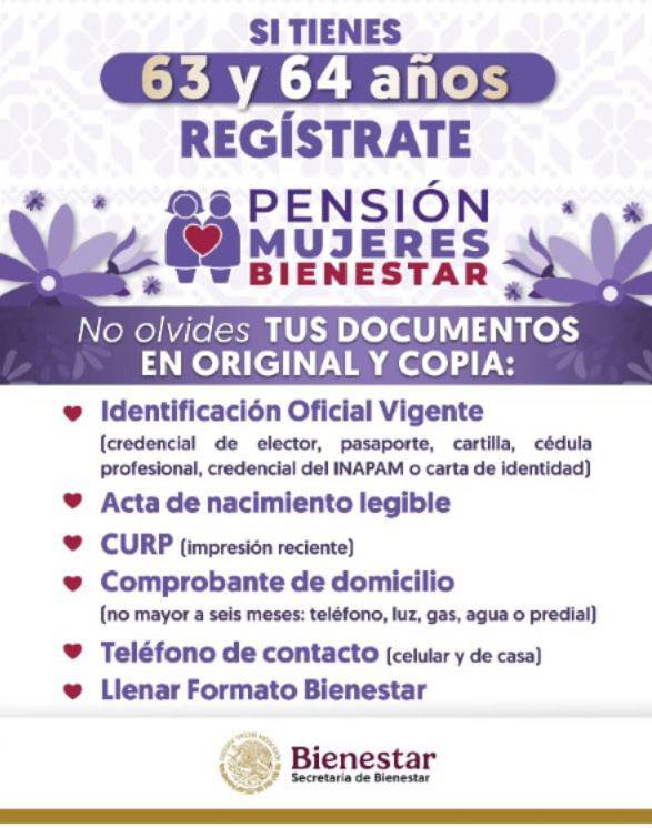 PENSIÓN MUJERES BIENESTAR