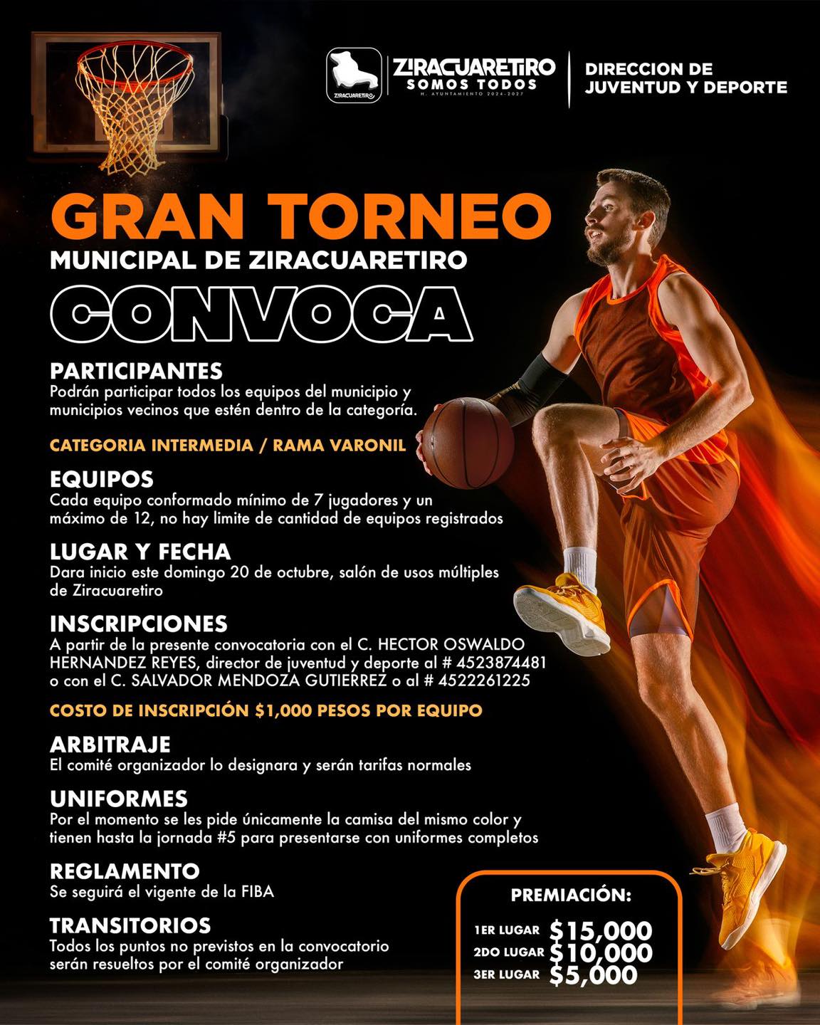 Torneo municipal de básquetbol 2024