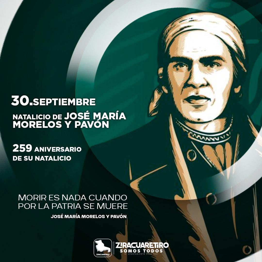 Natalicio de José María Morelos y Pavón